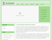 Tablet Screenshot of alameen.org.in